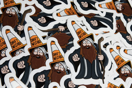 Drift Wizard Sticker