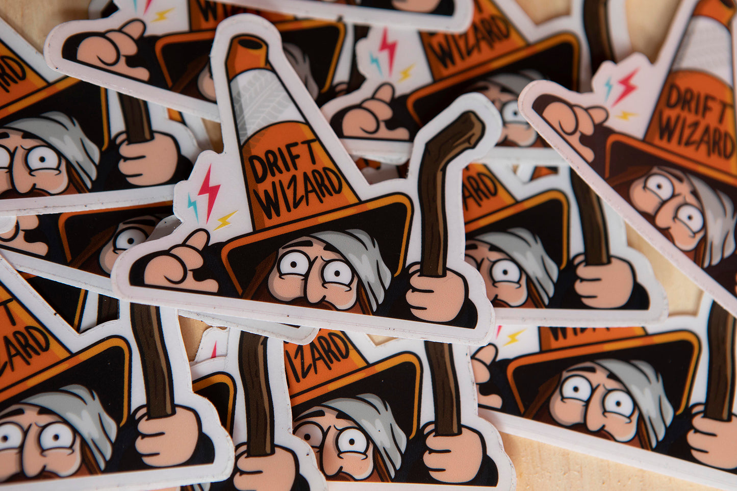 Drift Wizard Peeker Sticker