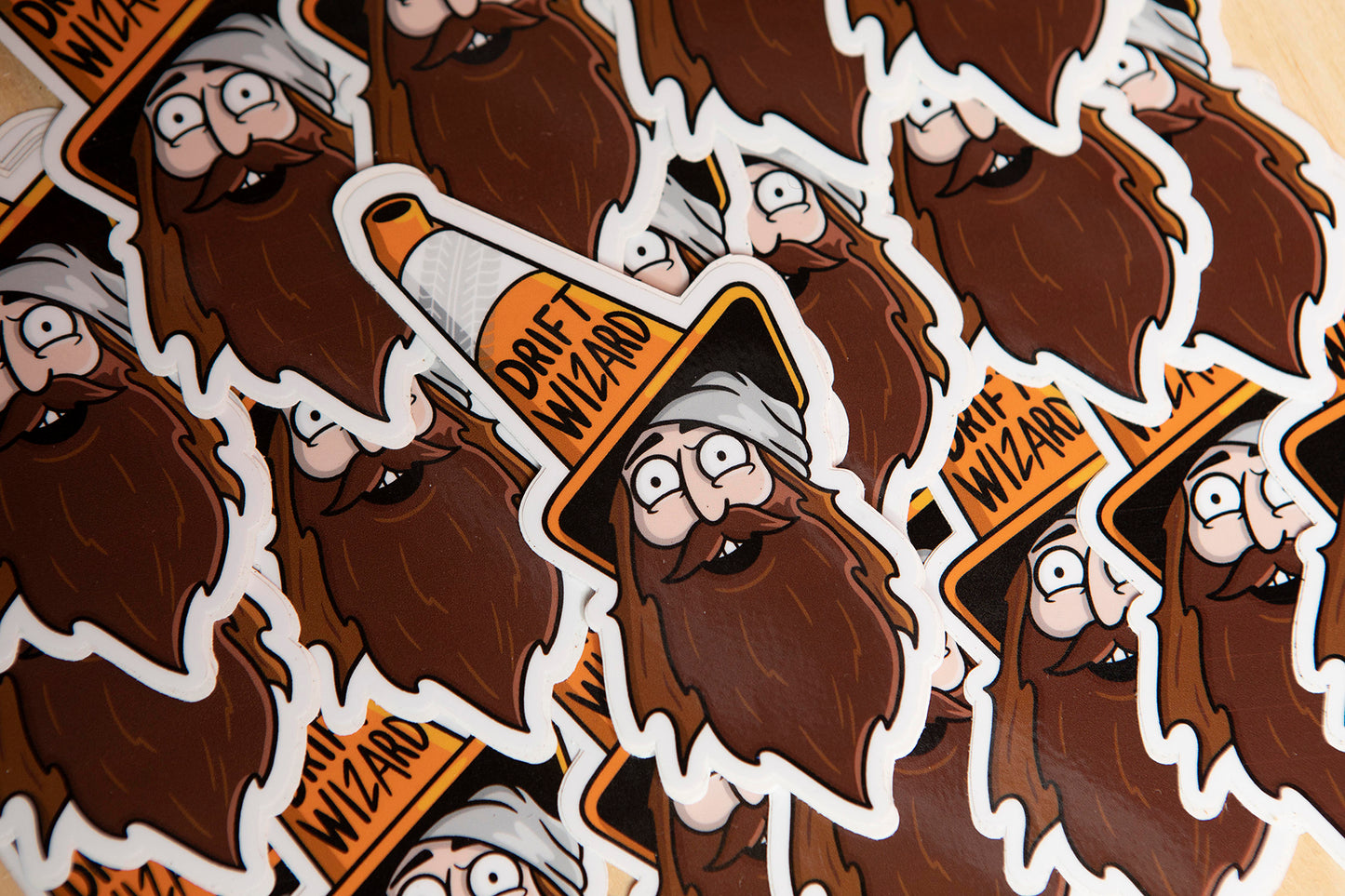 Drift Wizard Face Sticker